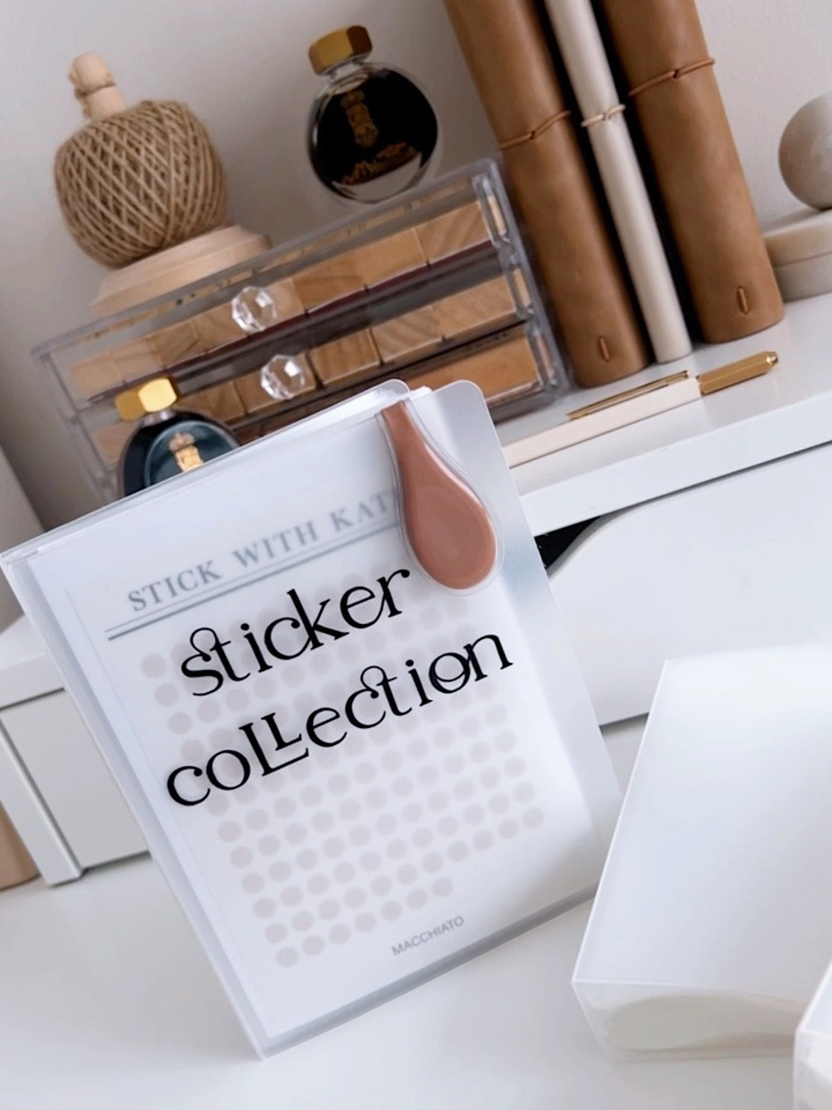 Premium Sticker Collection Album - 40 Sleeve Organizer for 80+ Sticker Sheets
