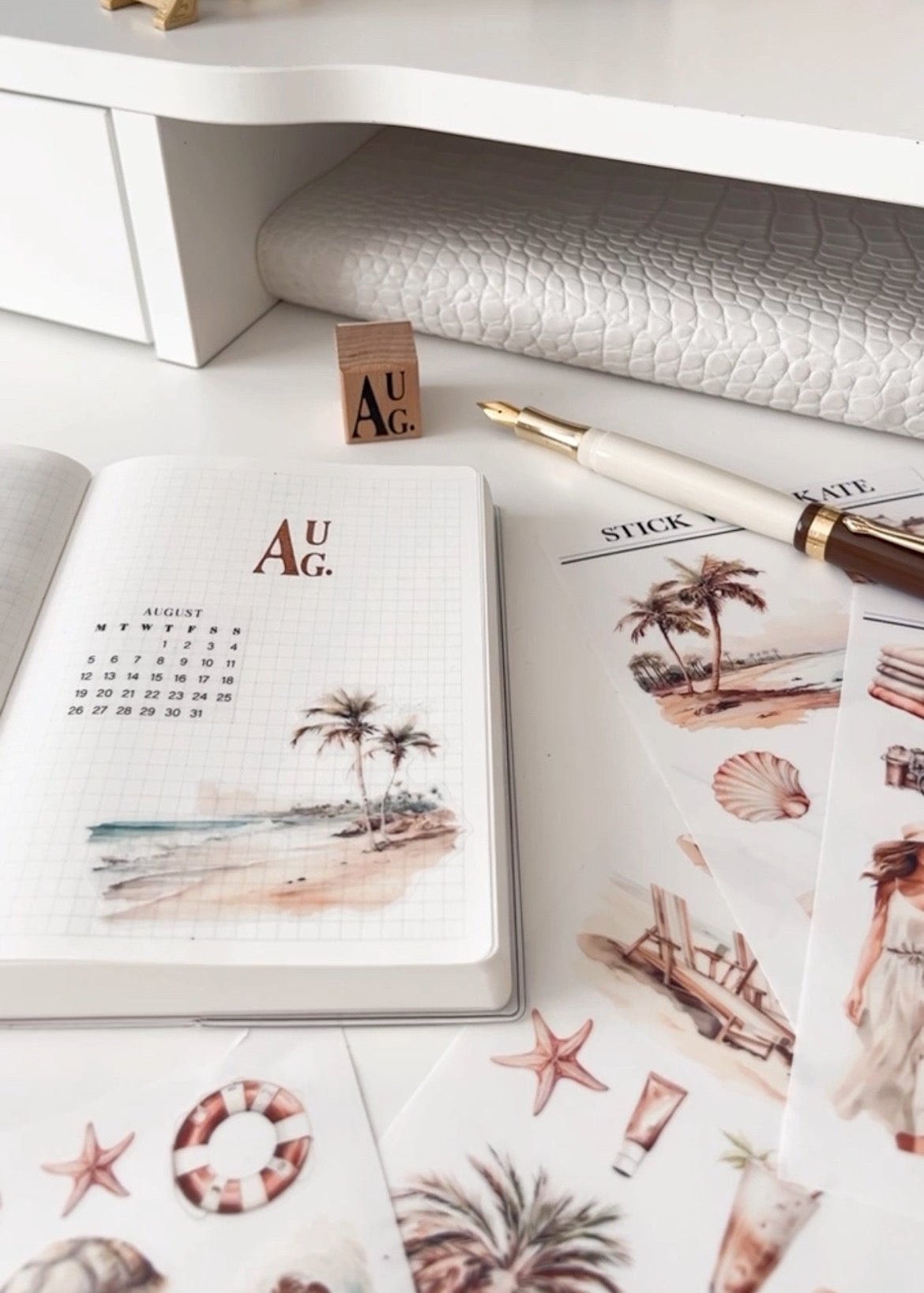 2026 Calendar Sticker Set | 2 Sheets