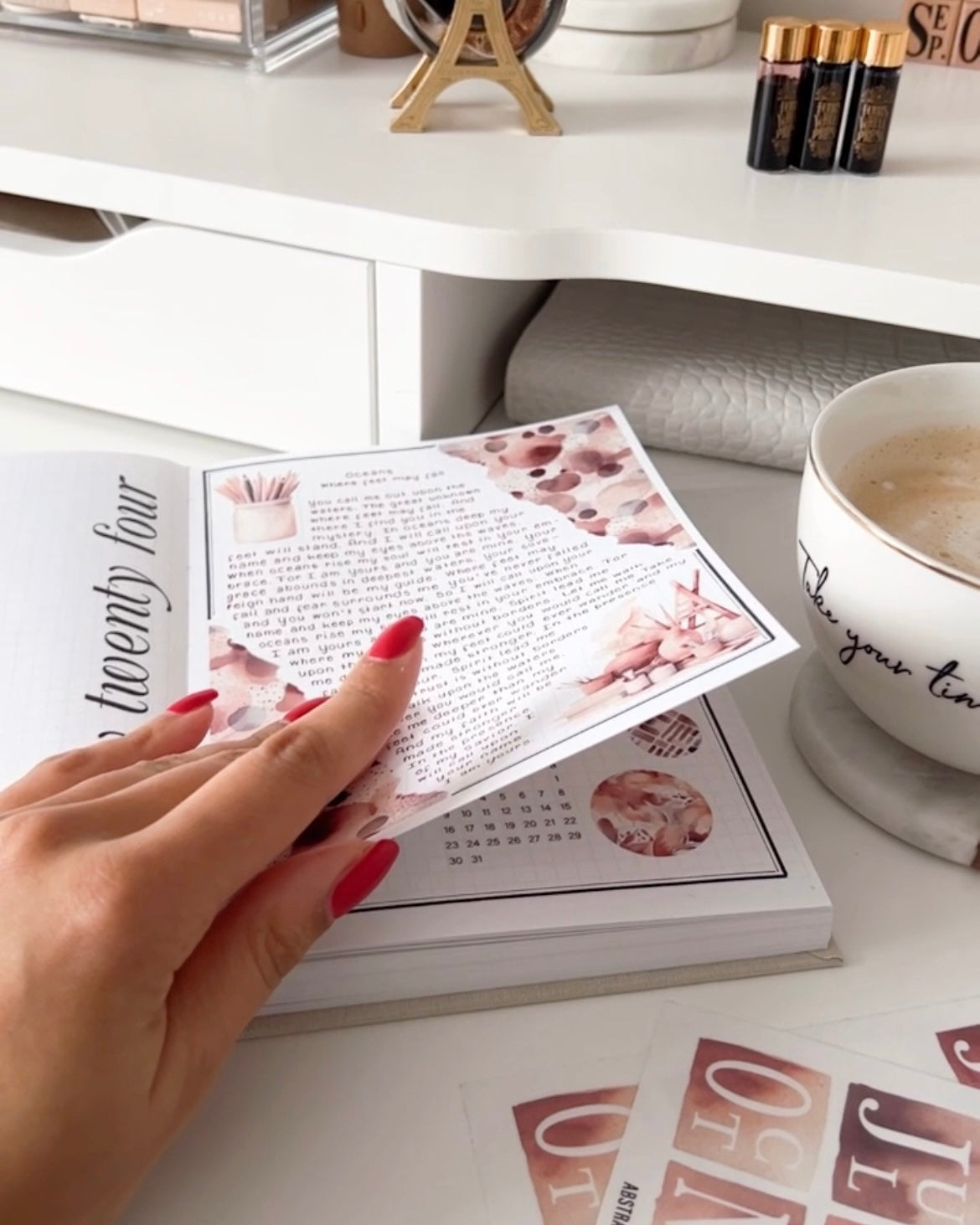 Abstract Journaling Sticker Kit | Set of 4 Sticker Sheets