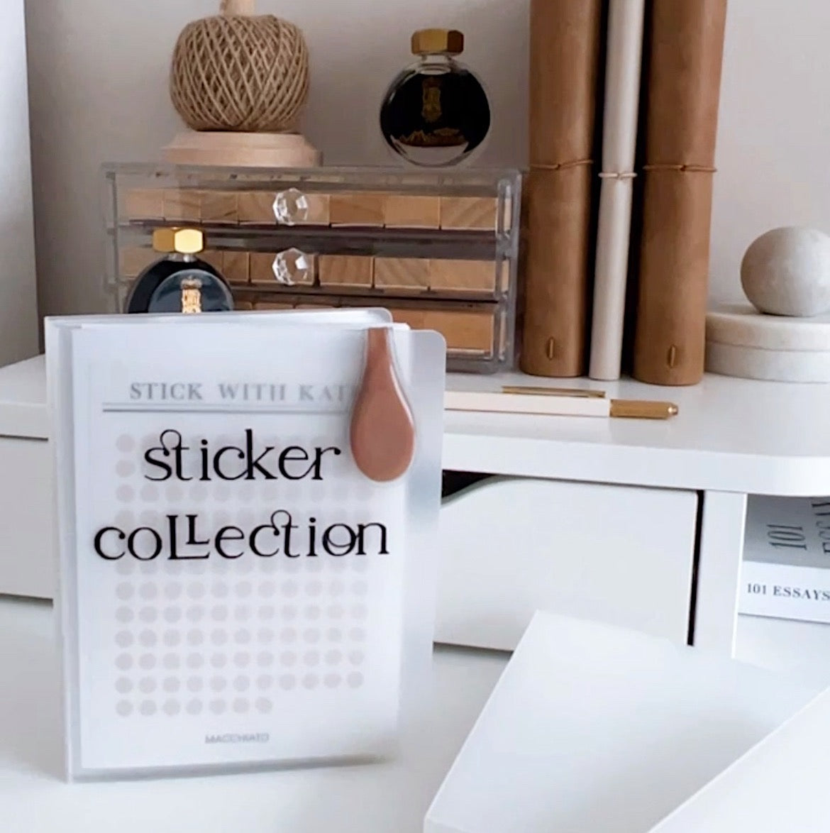 Premium Sticker Collection Album - 40 Sleeve Organizer for 80+ Sticker Sheets