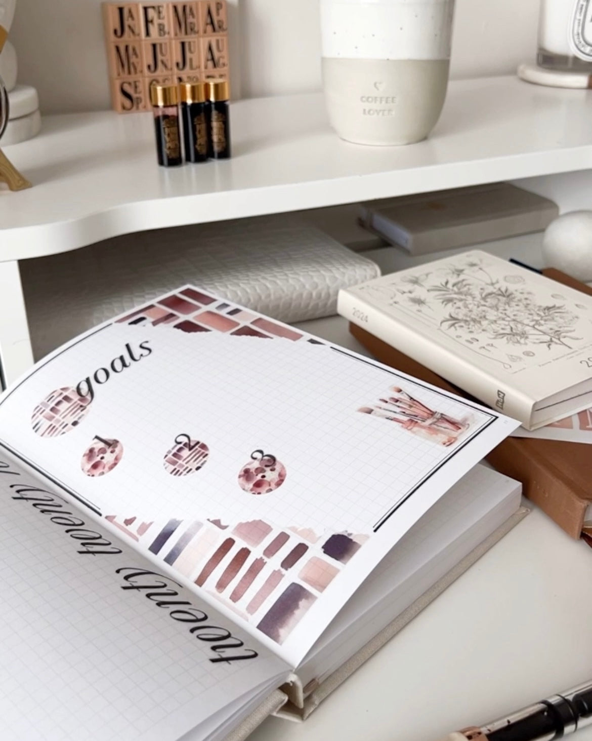 Abstract Journaling Sticker Kit | Set of 4 Sticker Sheets