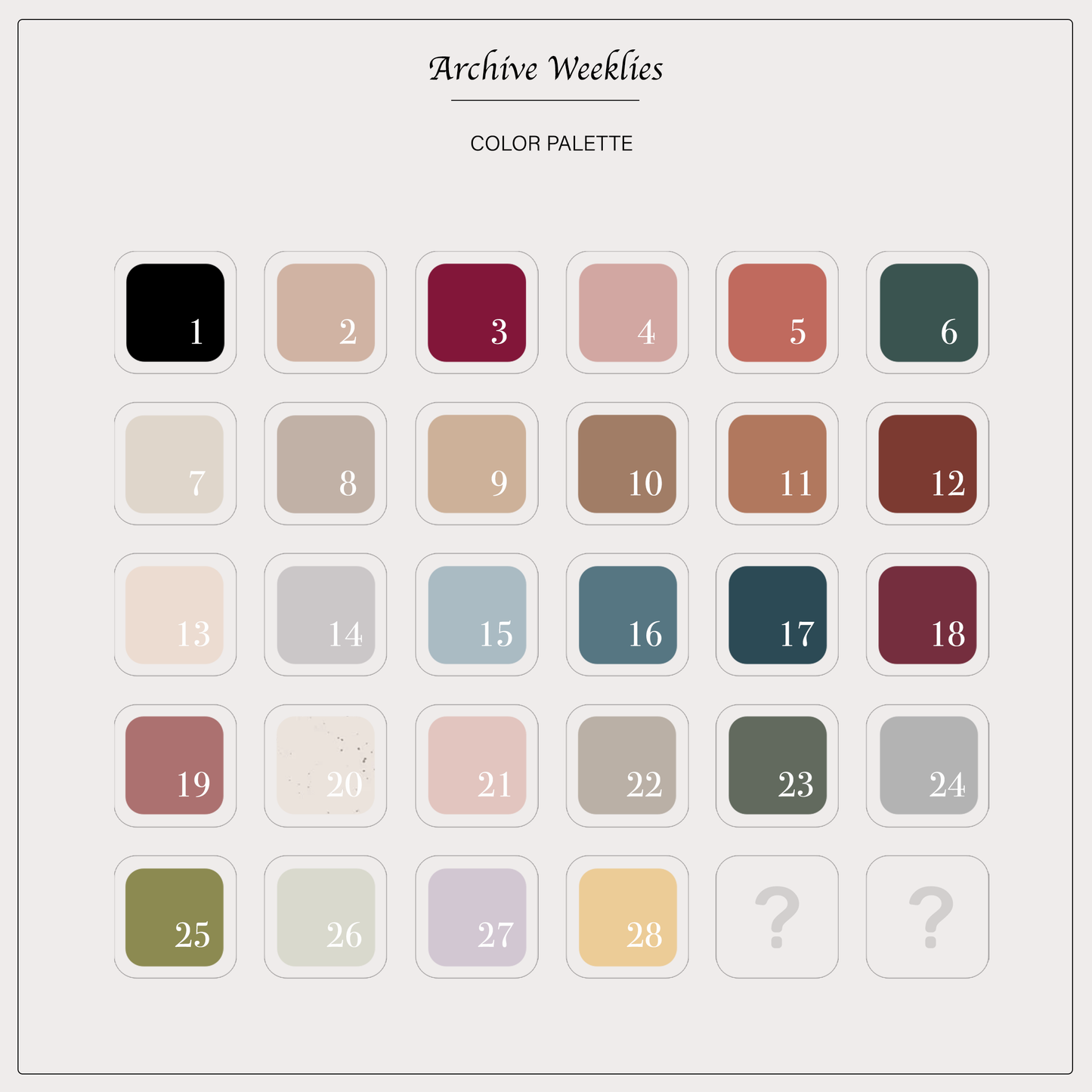 Archive Weeklies - Functional Stickers