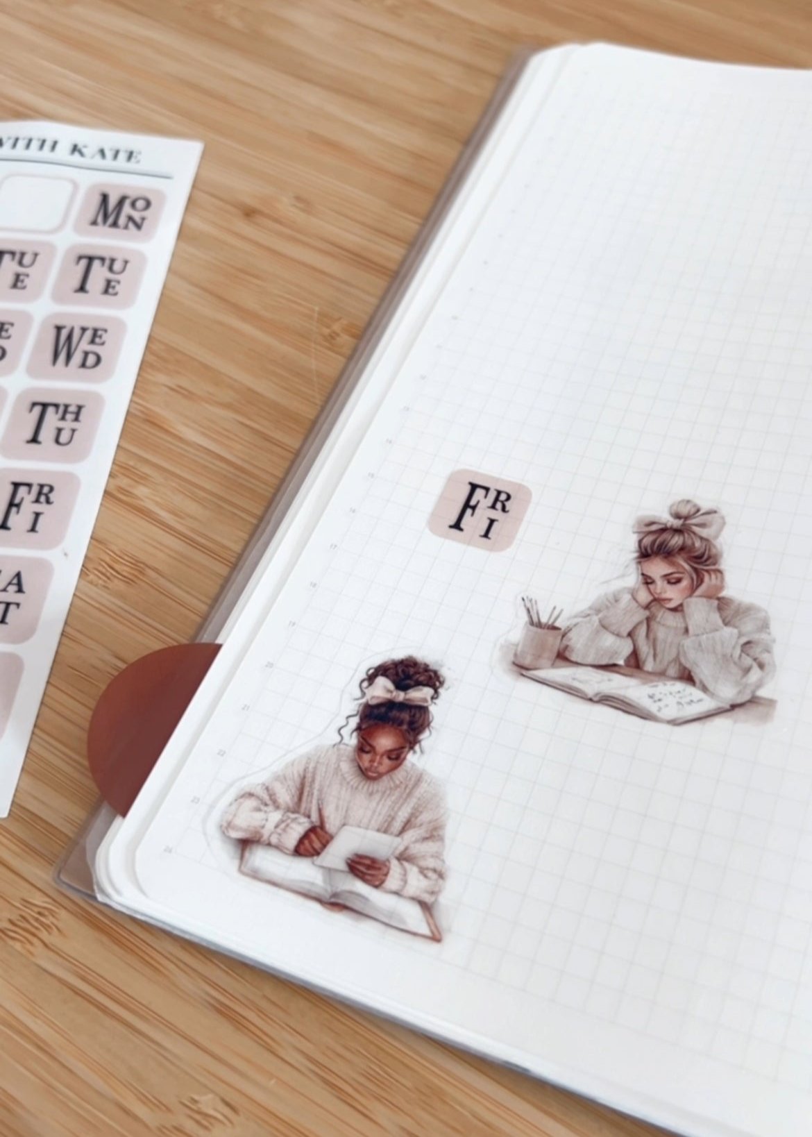 Autumn Reading Sticker Sheet | Cozy Reading Stickers