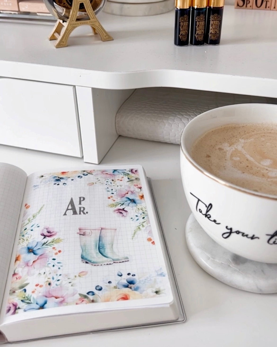 April Shower Journaling Kit | Set of 4 Sticker Sheets