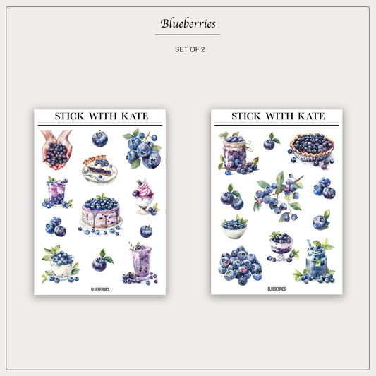 Blueberries | Set of 2