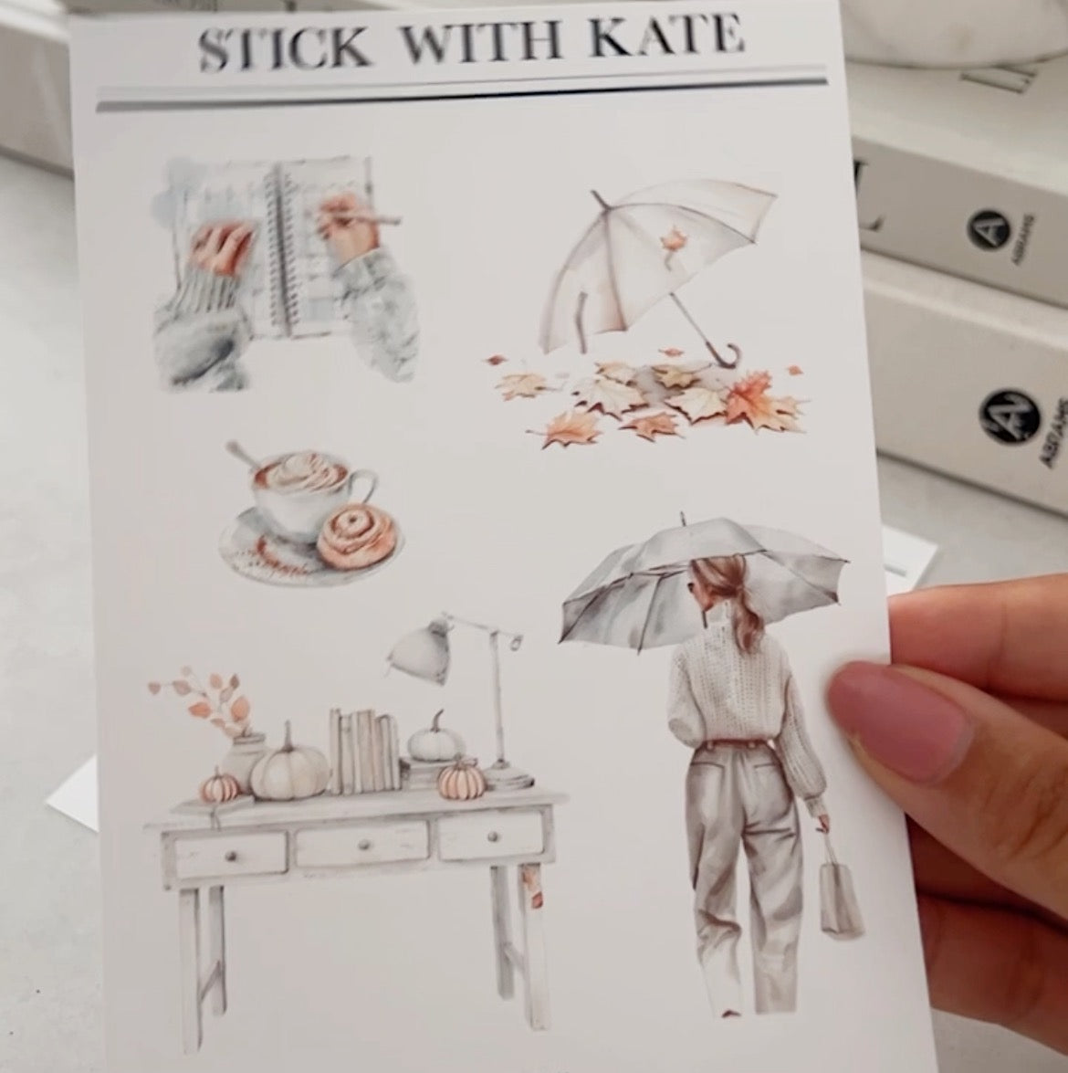 Autumnal Sticker Set | 2 Sheets | Cozy Fall Stickers