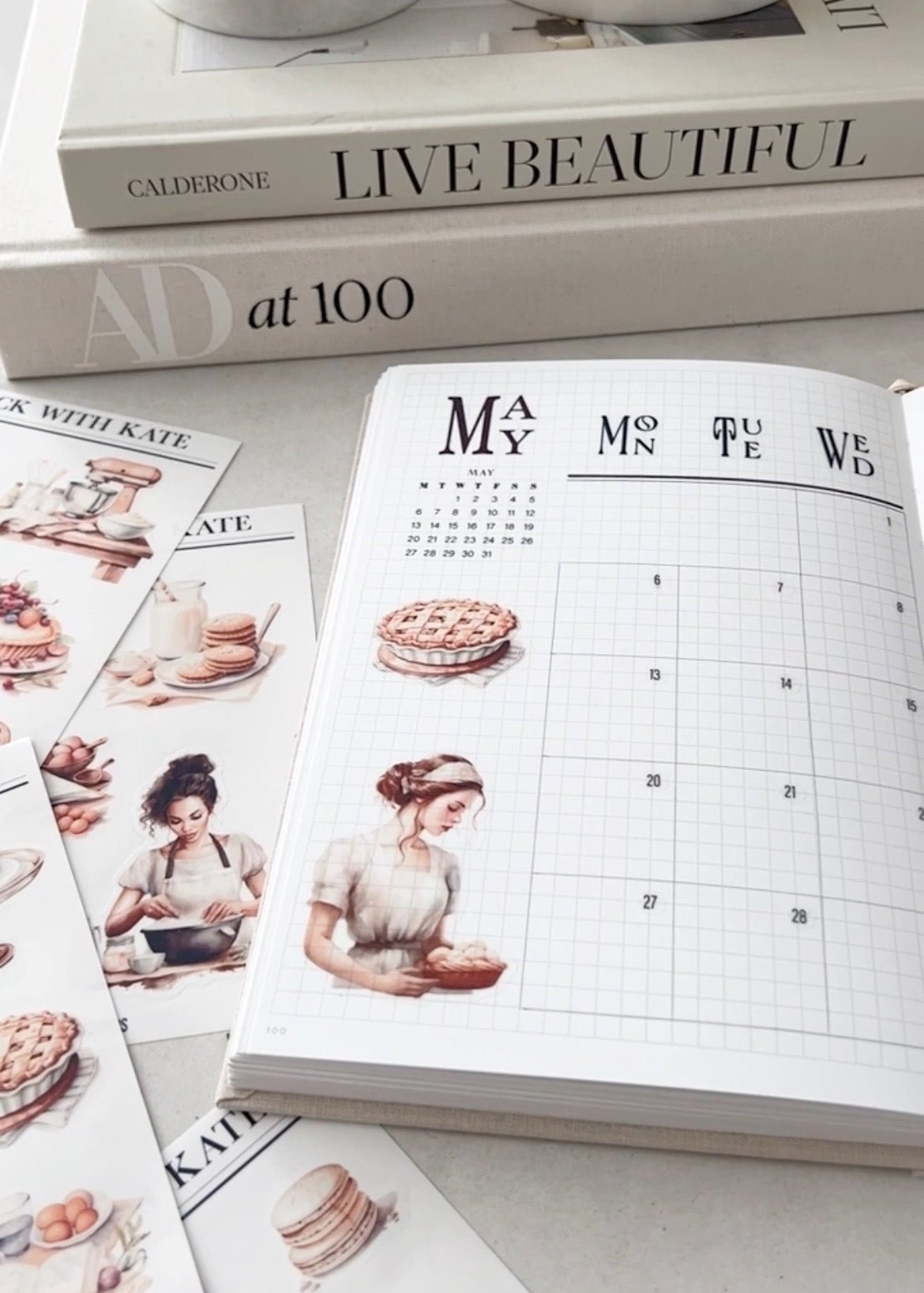 2026 Calendar Sticker Set | 2 Sheets