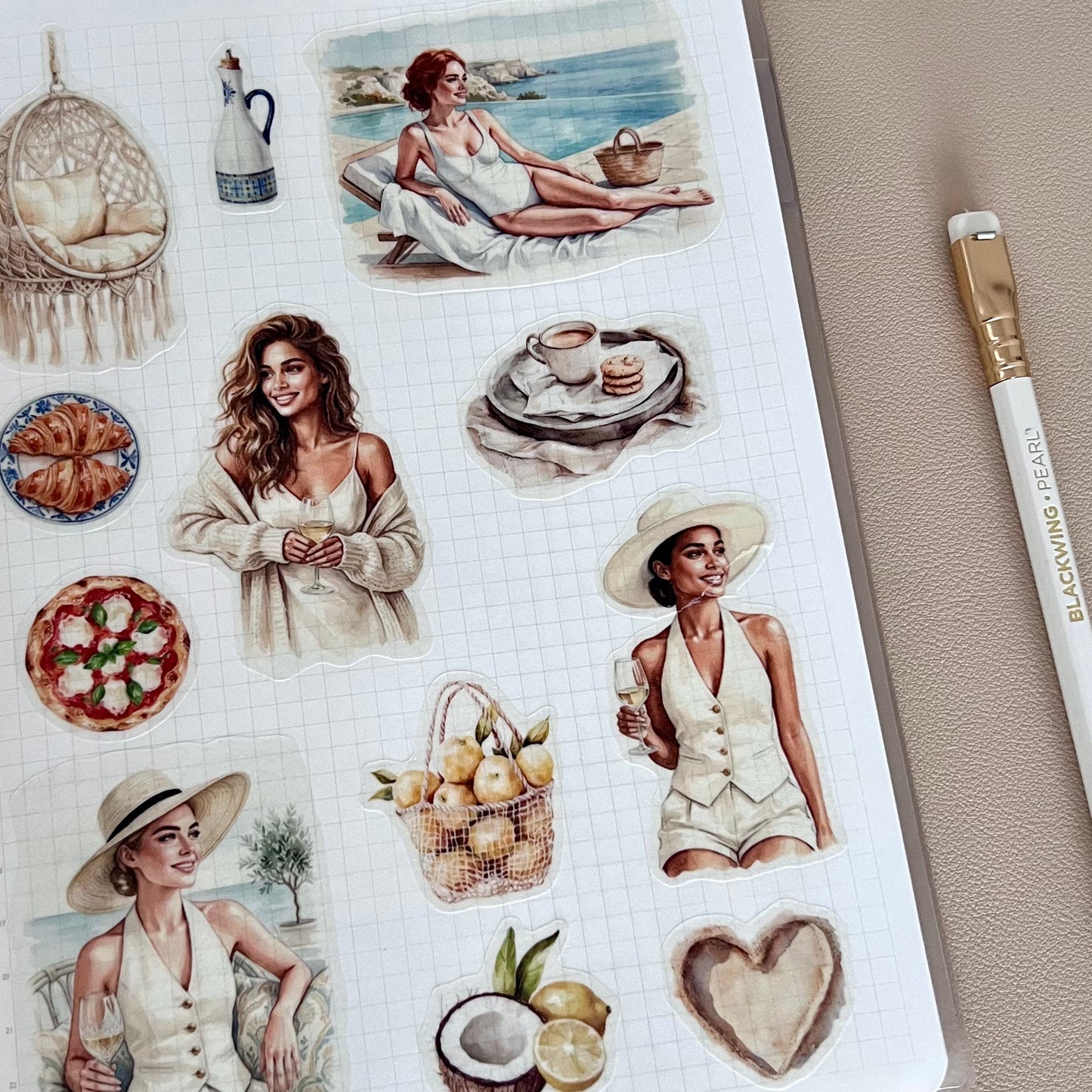 Celine - 2pc Sticker Set