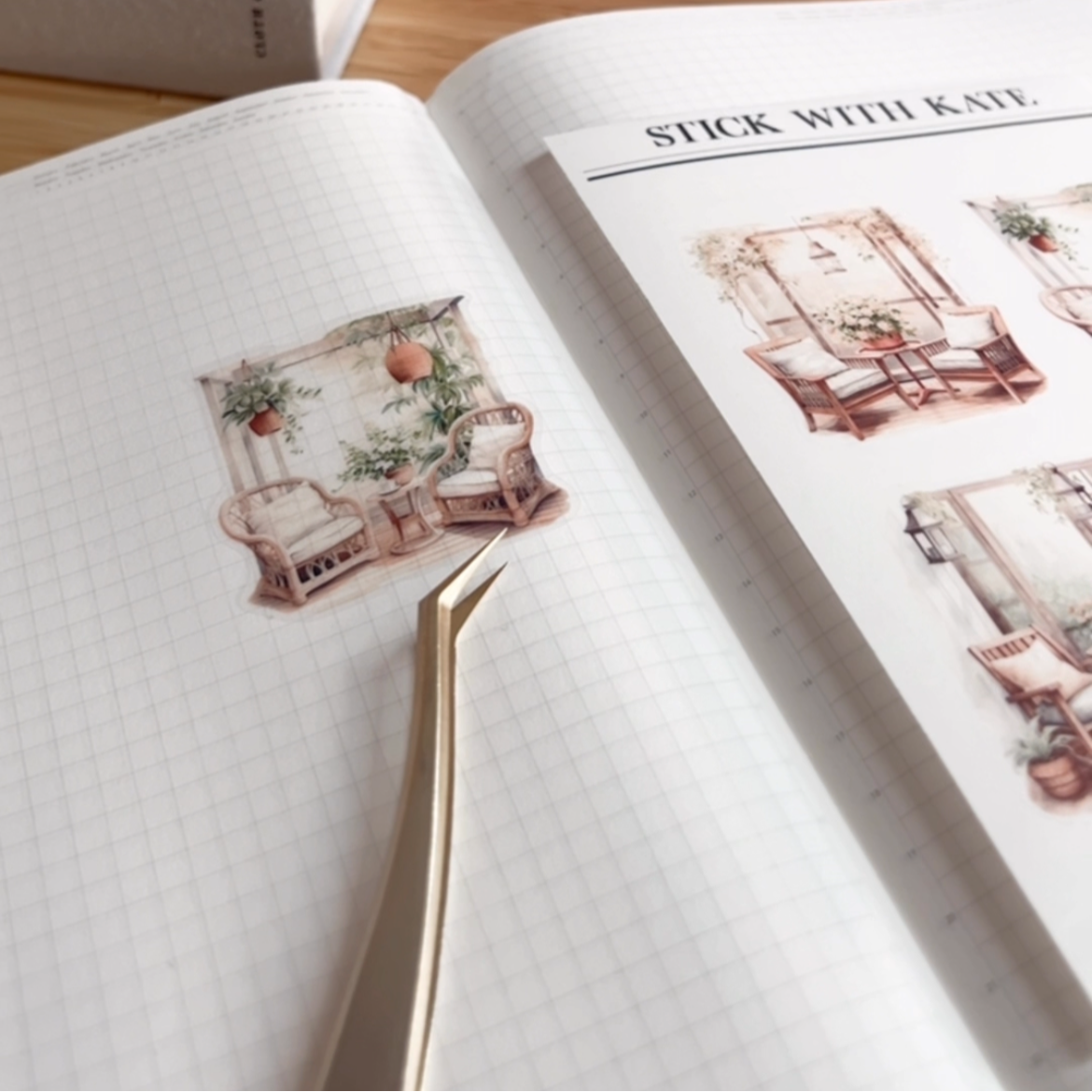 Cozy Porch Scene Stickers