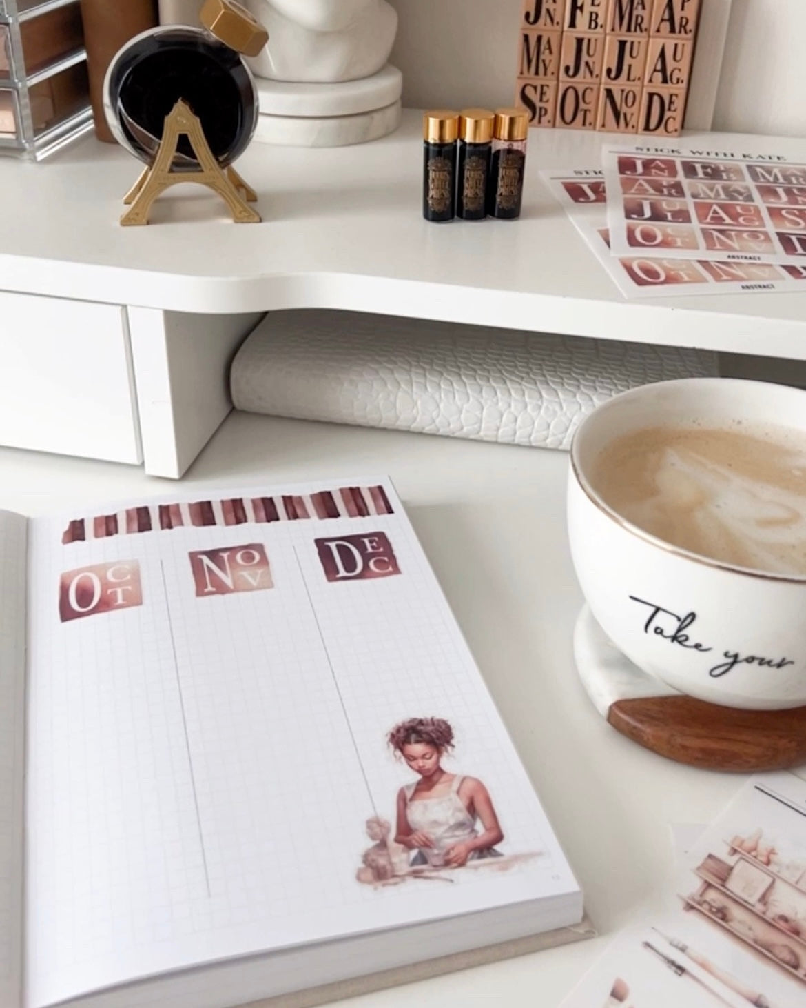 Abstract monthlies - Functional Stickers