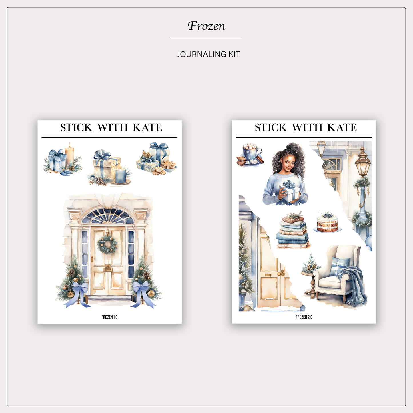 Frozen Journaling Kit | Set of 4 Sticker Sheets