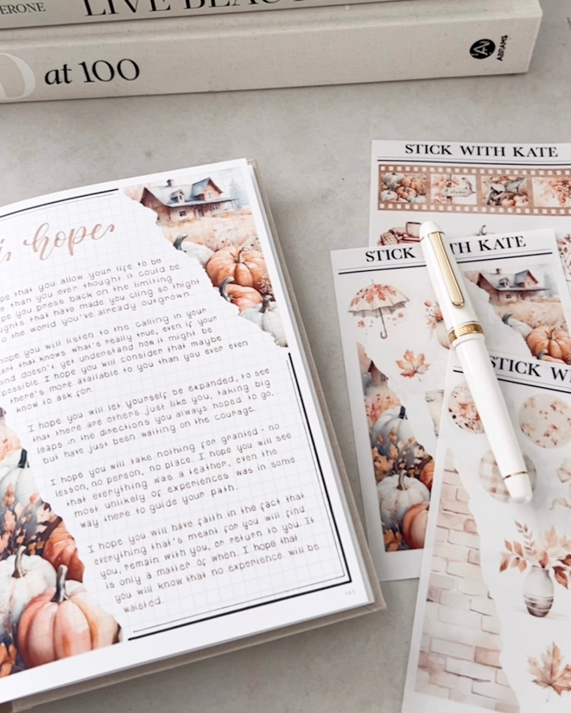 Autumn Treasures Journaling Kit | Set of 4 Sticker Sheets