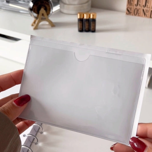 Clear Adhesive Pocket - 130mm x 90mm