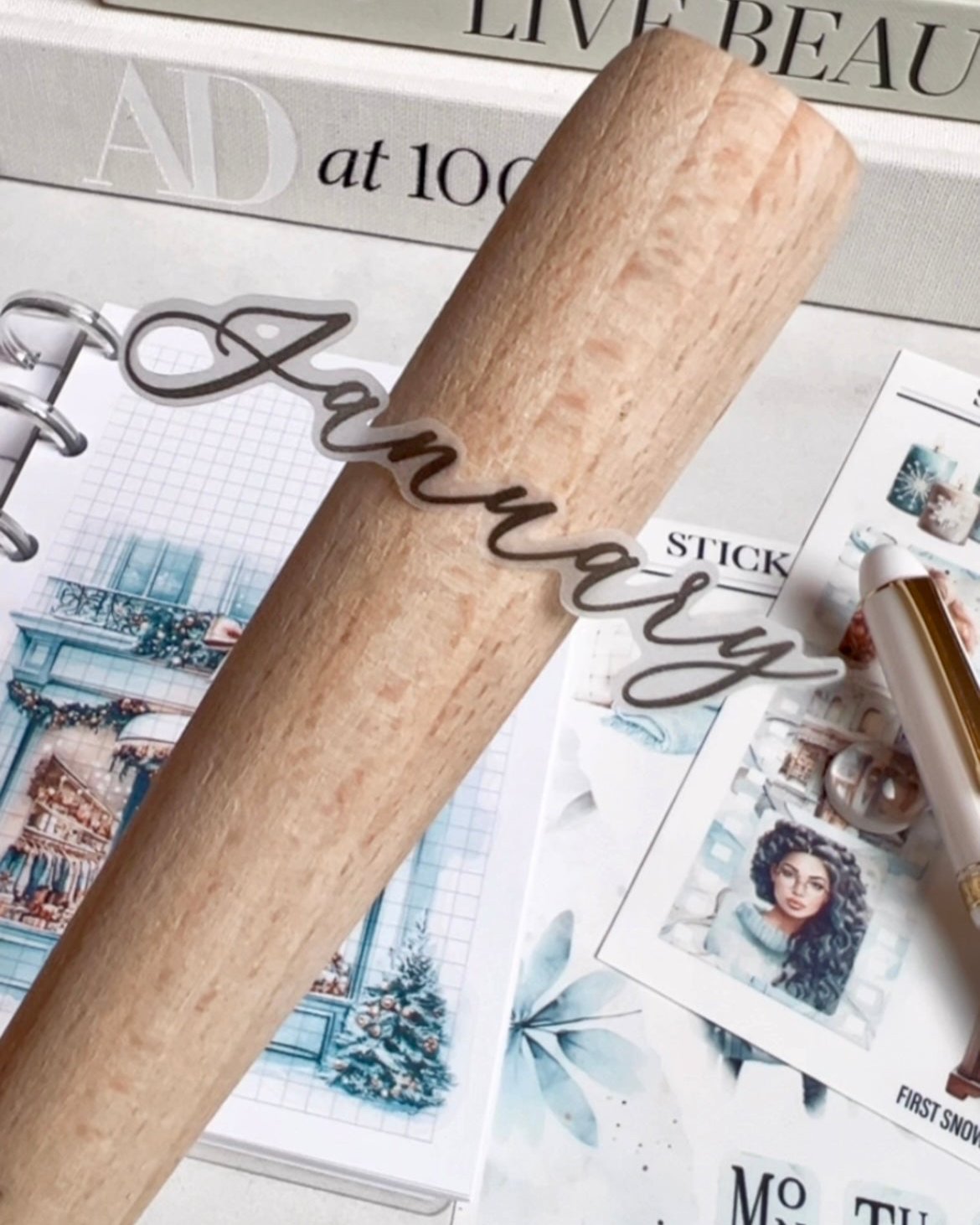 First Snow Journaling Kit | Set of 6 Sticker Sheets