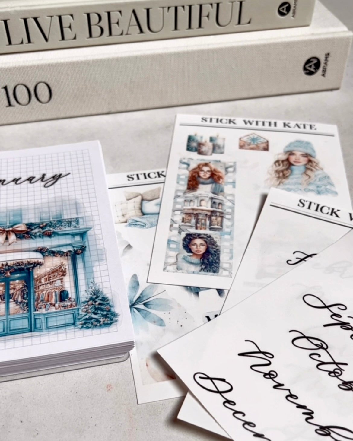 Adore monthlies - Functional Stickers