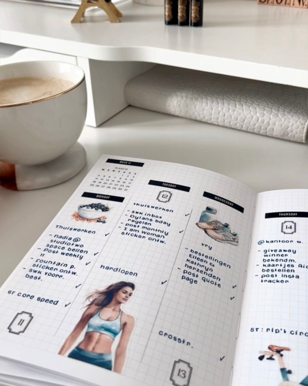 Body Topic Journaling Sticker Kit | Set of 4 Sticker Sheets