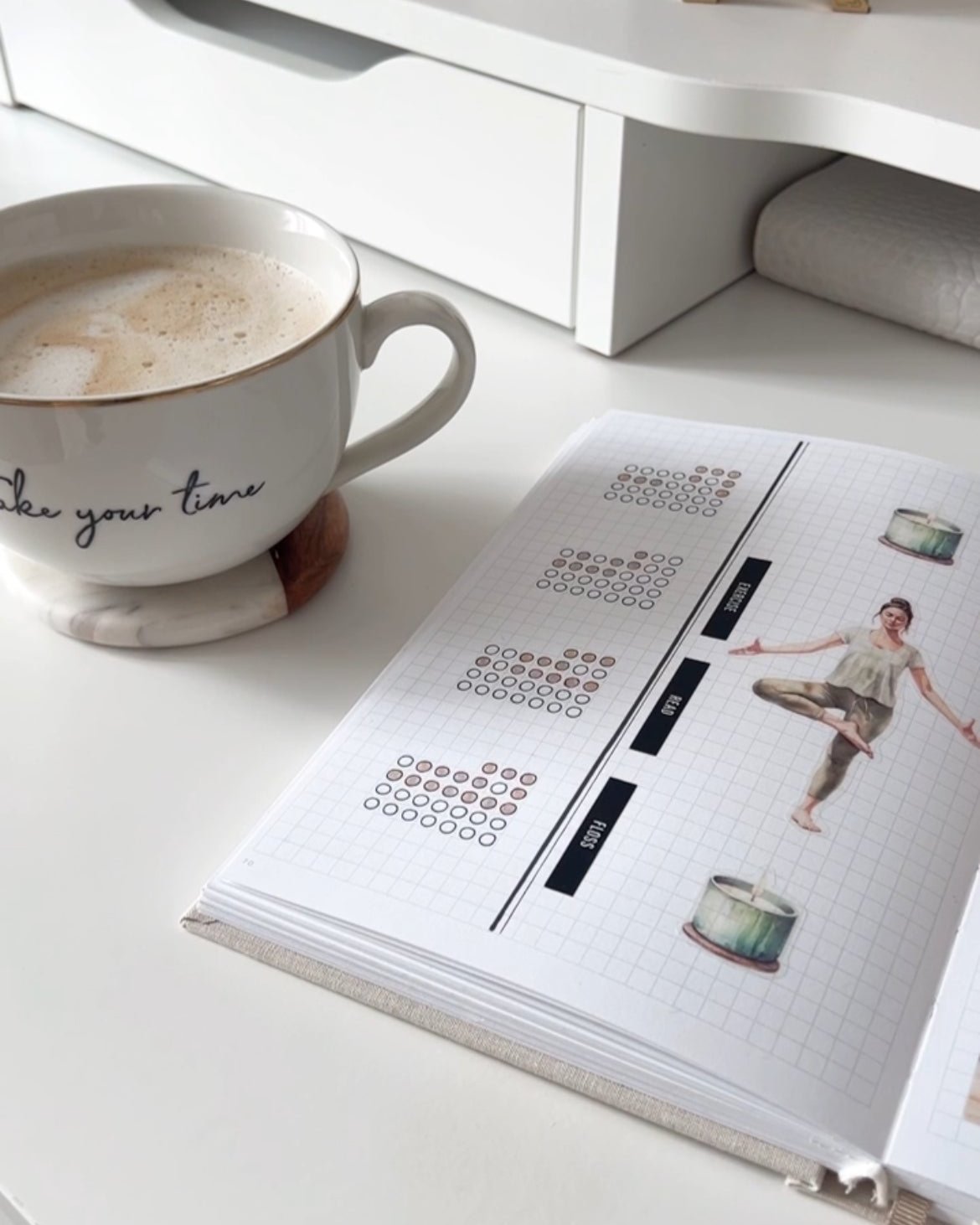 Namaste Journaling Kit | Set of 4 Sticker Sheets