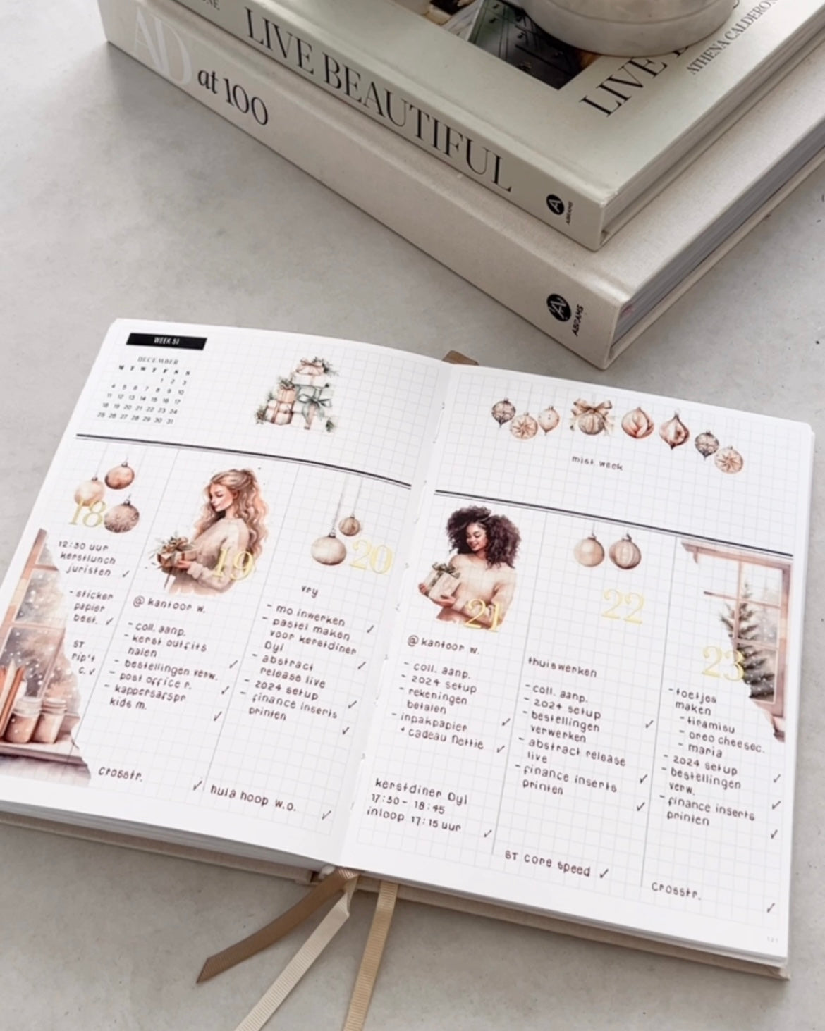 Boho Christmas Journaling Kit | Set of 4 Sticker Sheets