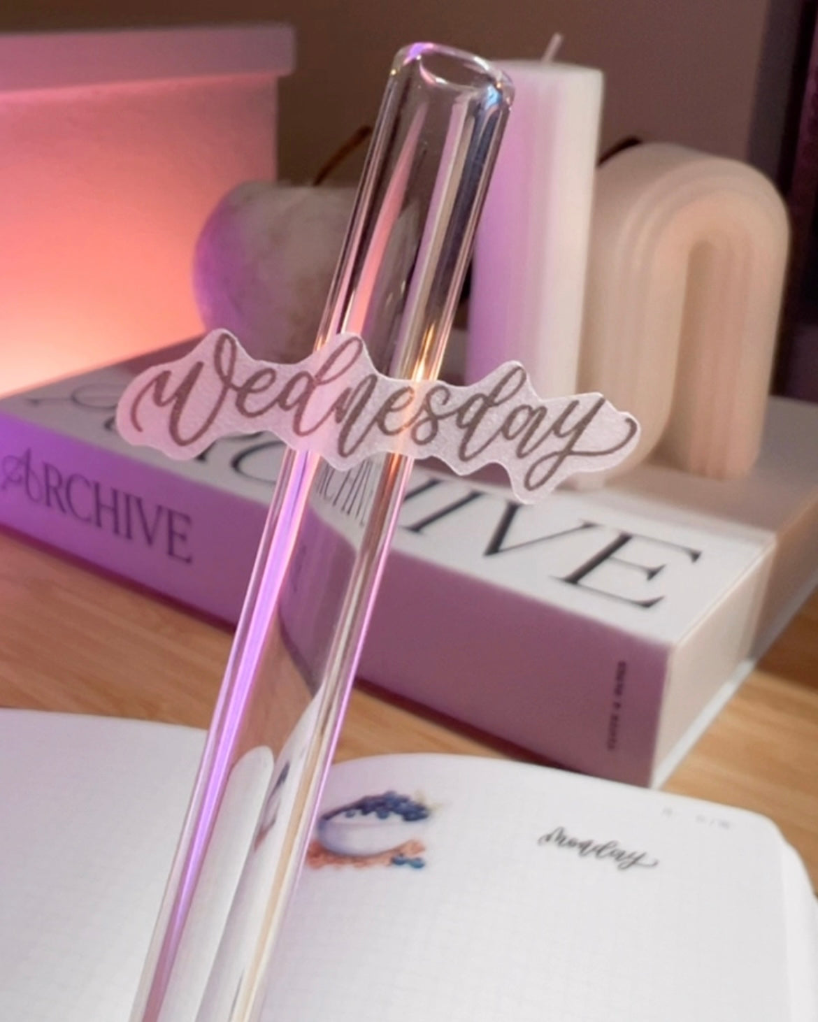 Calligraphy Weekdays - Functional Stickers