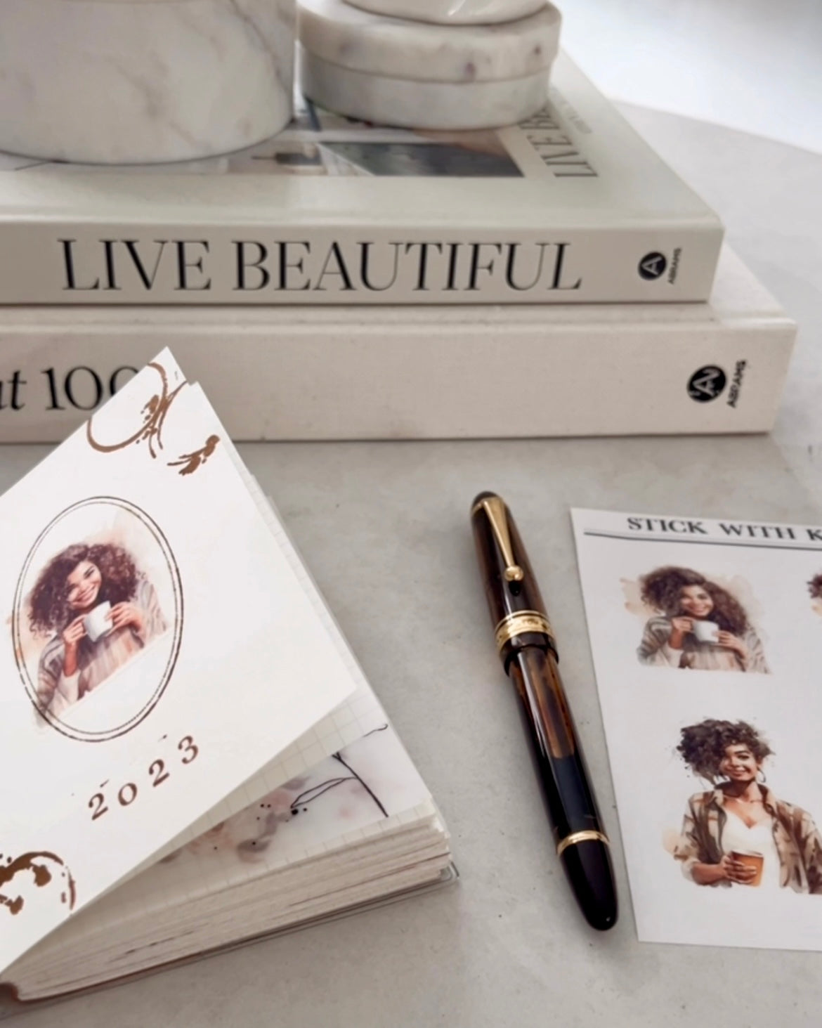 Morning Coffee | Girls Stickers