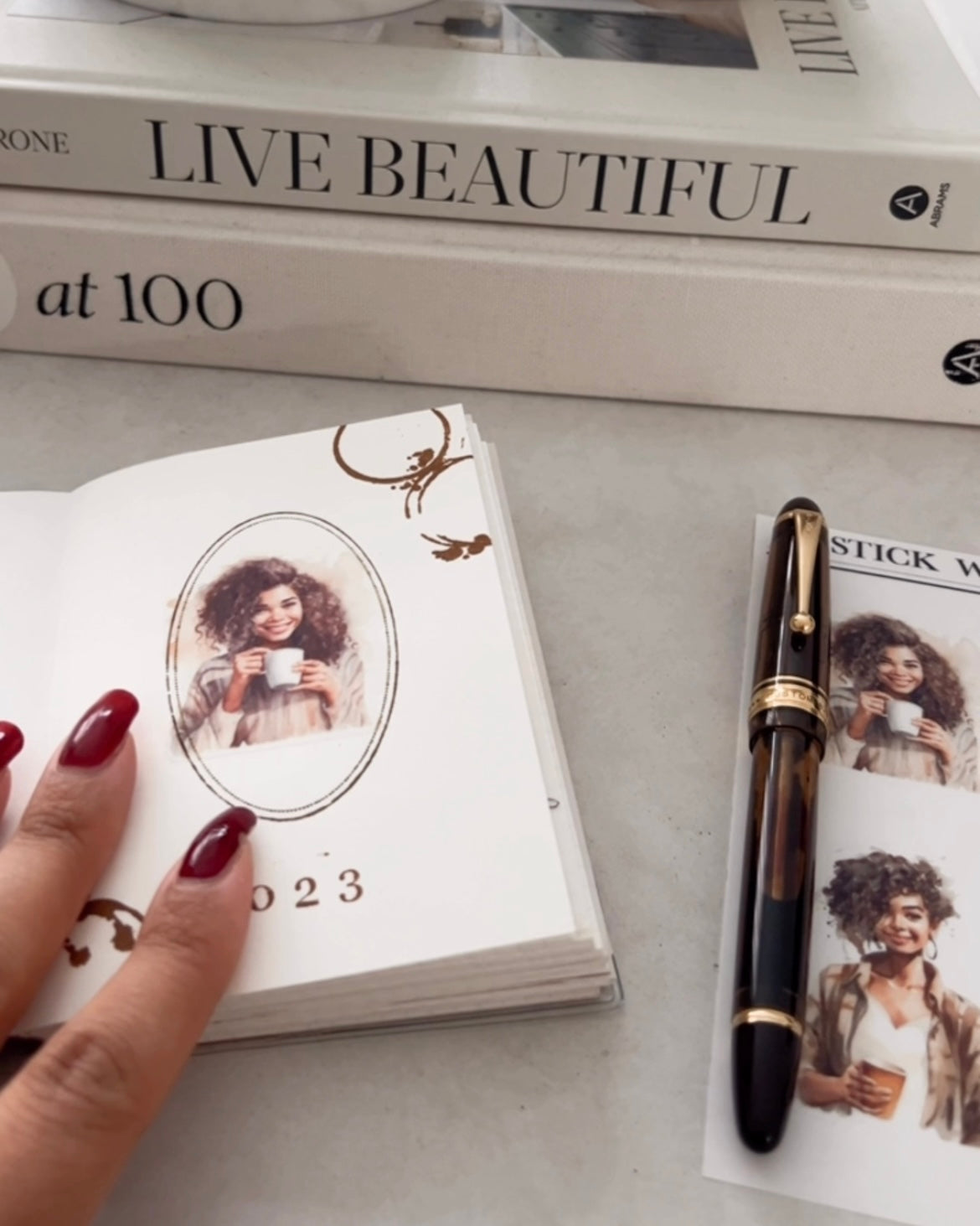 Morning Coffee | Girls Stickers