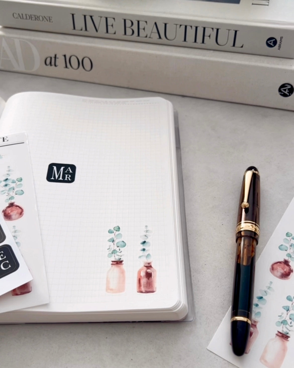 Eucalyptus - Elegant Botanical Sticker Sheet