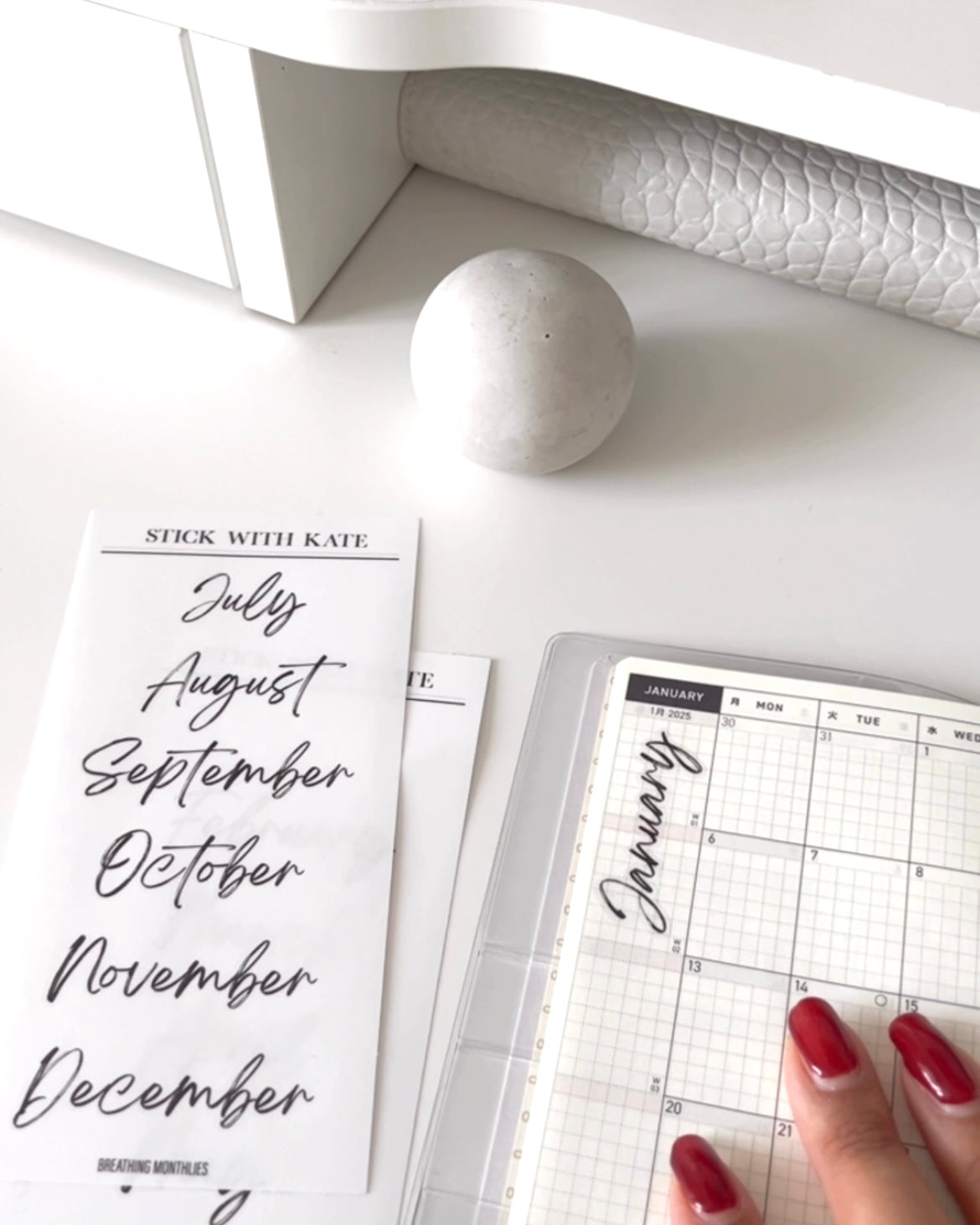 Breathing monthlies - Functional Stickers