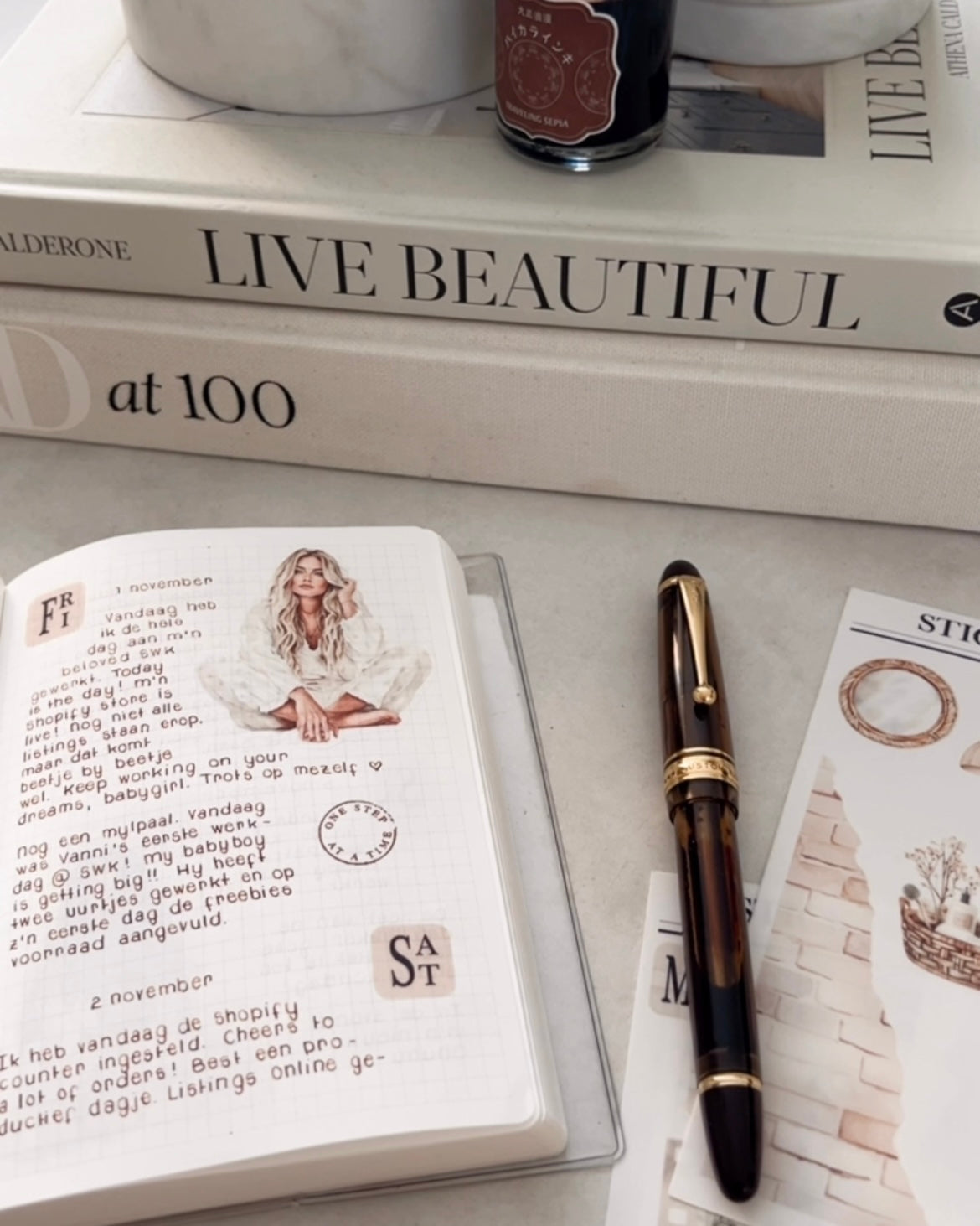 Homebody Journaling Kit | Set of 6 Sticker Sheets