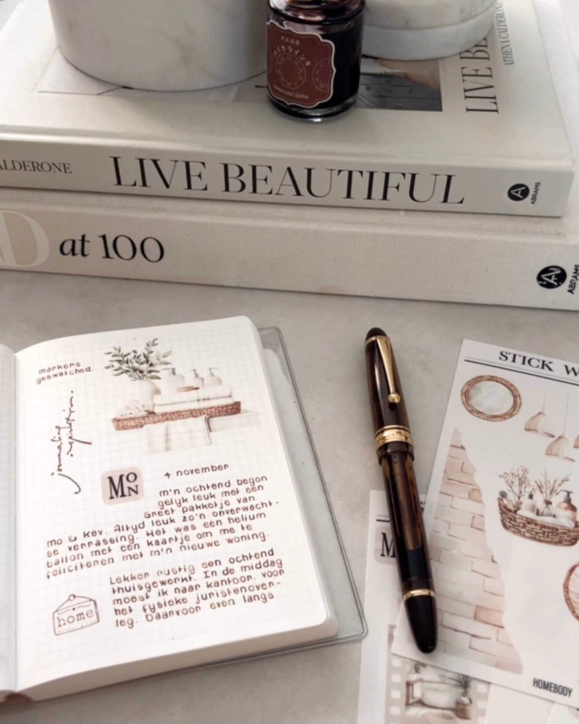 Homebody Journaling Kit | Set of 6 Sticker Sheets