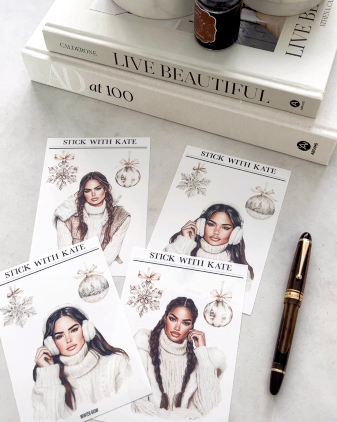 Winter Glow | Coverpage Sticker