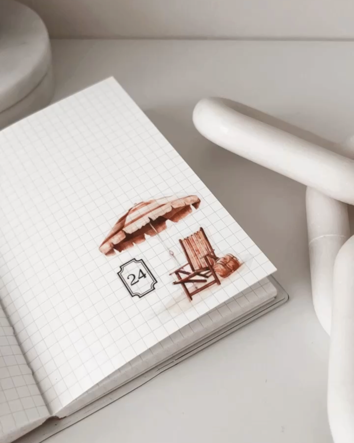 Feels Like Summer Journaling Sticker Kit | Set of 4 Sticker Sheets