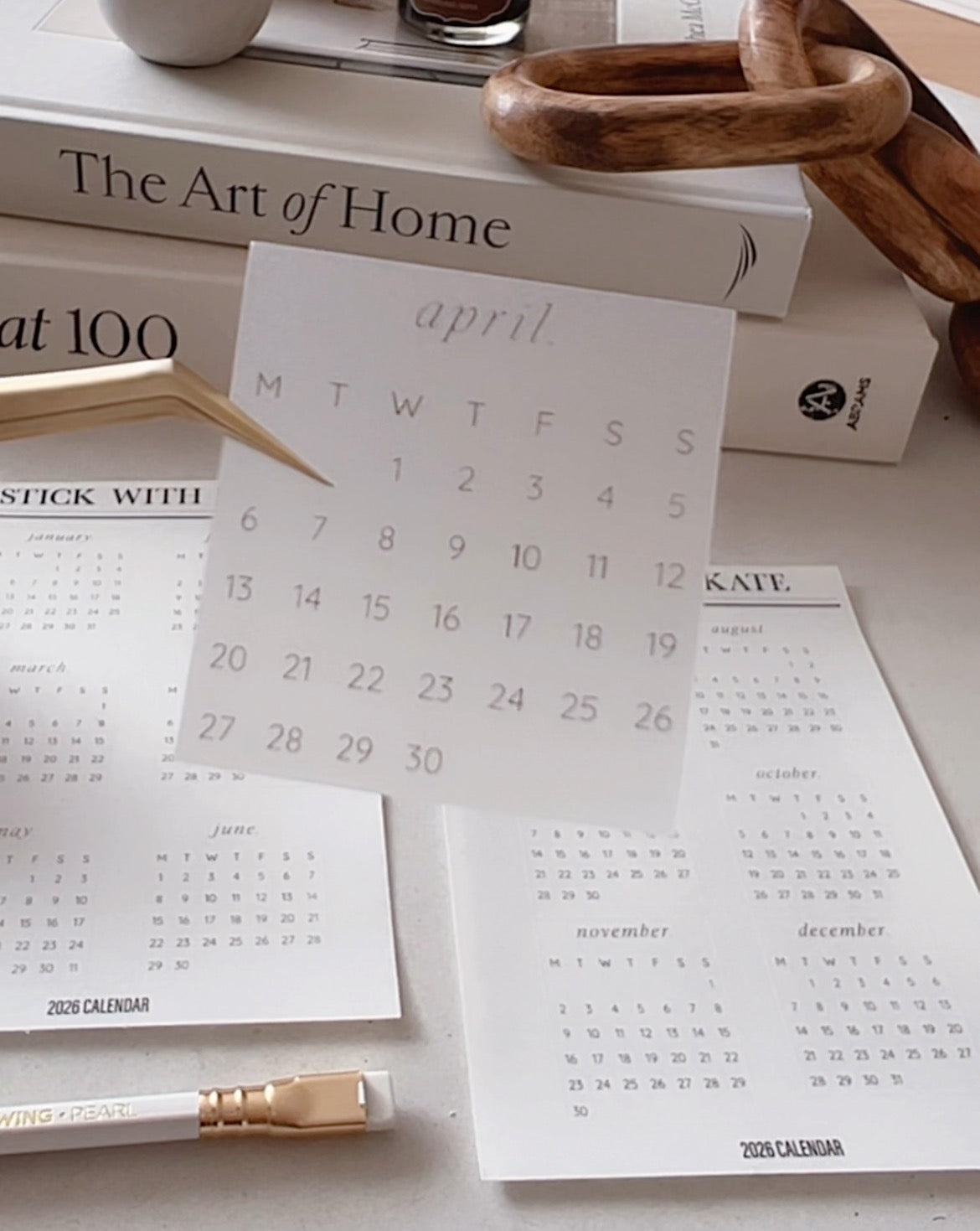 2026 Calendar Sticker Set | 2 Sheets