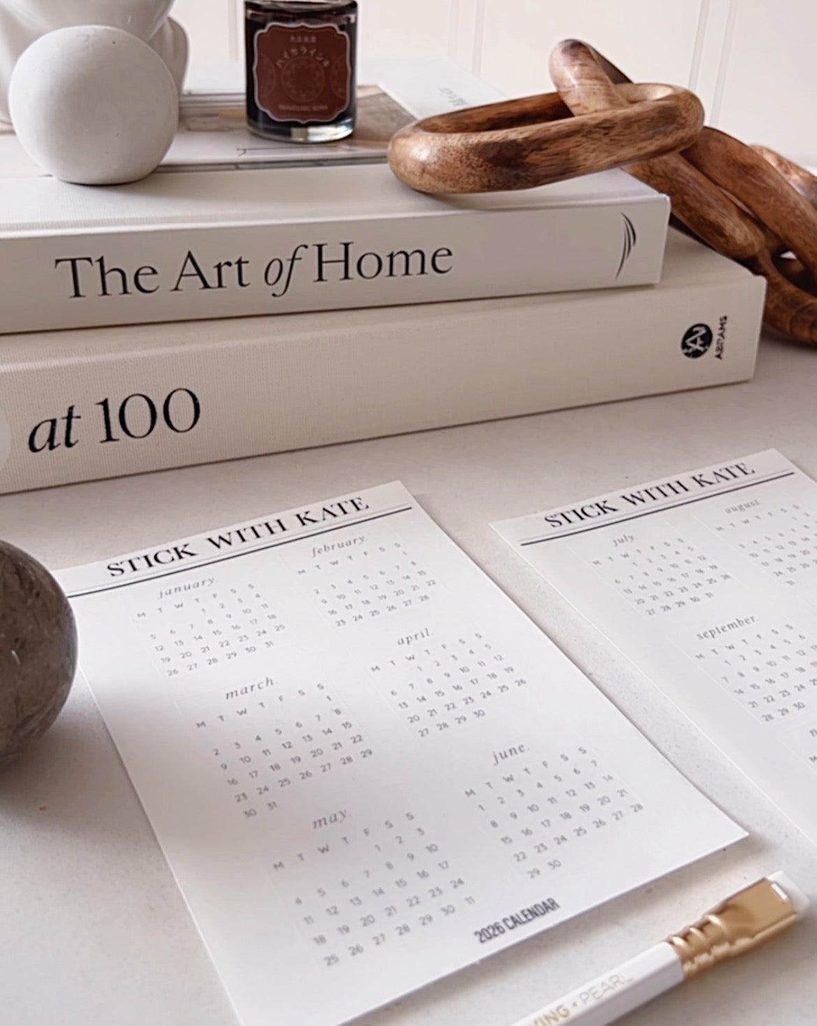 2026 Calendar Sticker Set | 2 Sheets