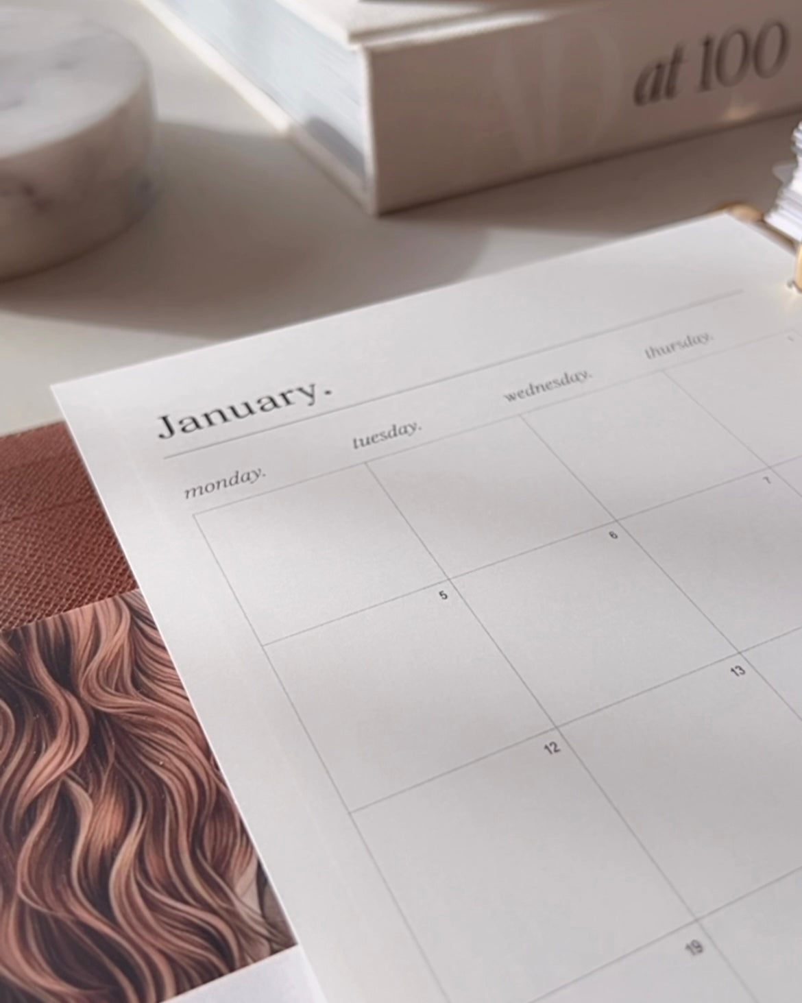 2026 Dated Monthly Planner Inserts