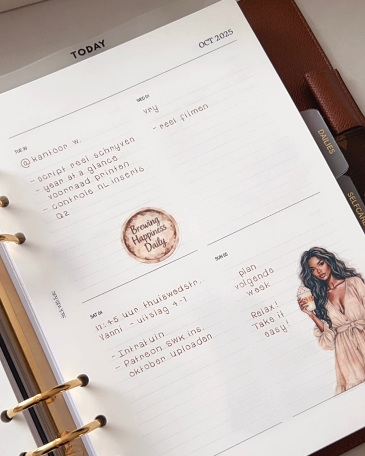 2026 Dated Weekly Planner Inserts | Minimal Horizontal Layout A5 A6