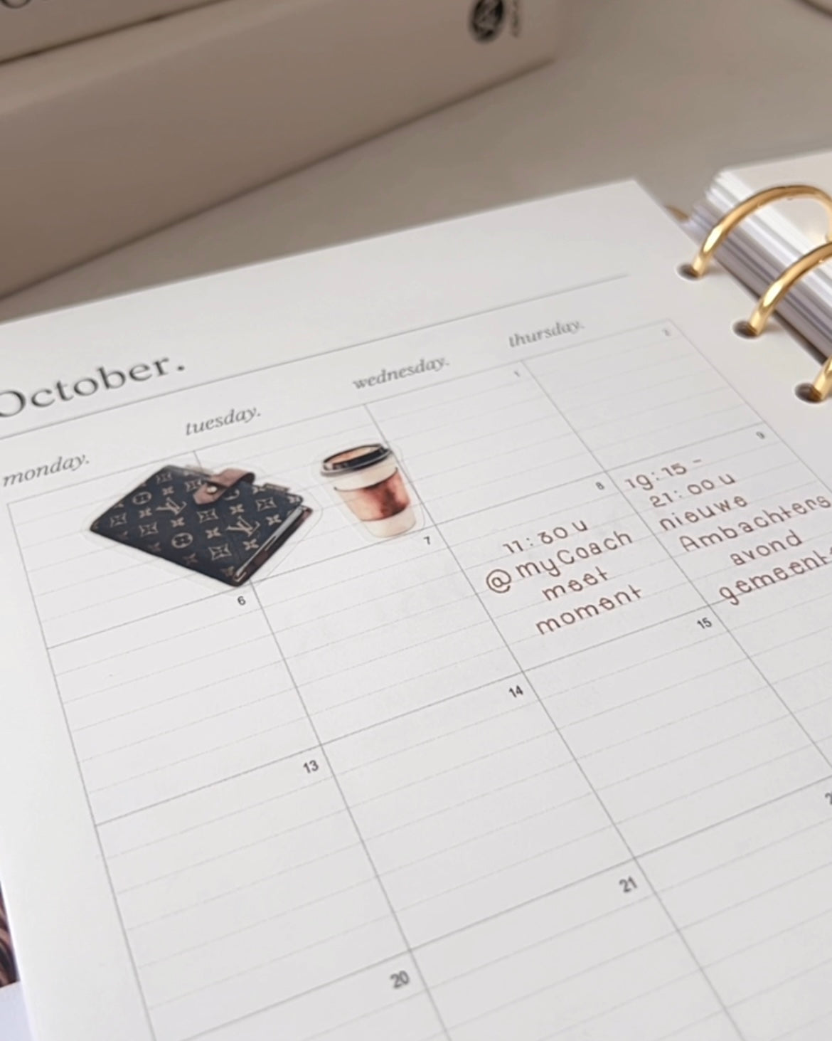 2026 Dated Monthly Planner Inserts - Lined