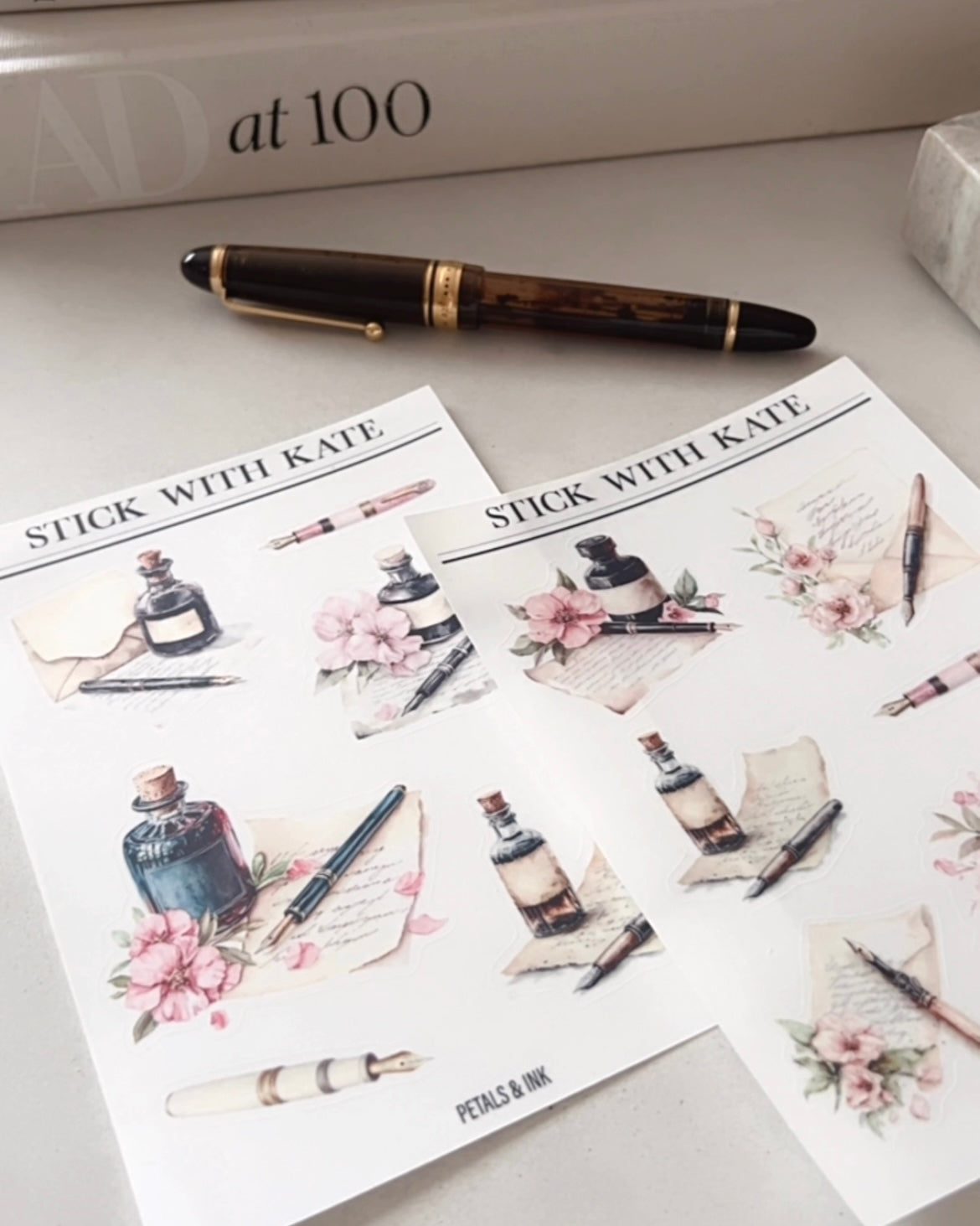 Petals & Ink | Sticker Set | Set of 2