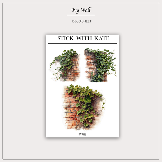 Ivy Wall Sticker Sheet - Scene Stickers