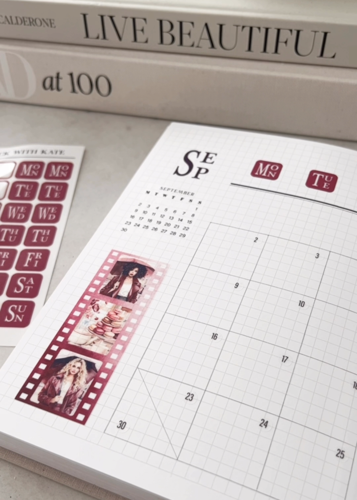 2026 Calendar Sticker Set | 2 Sheets