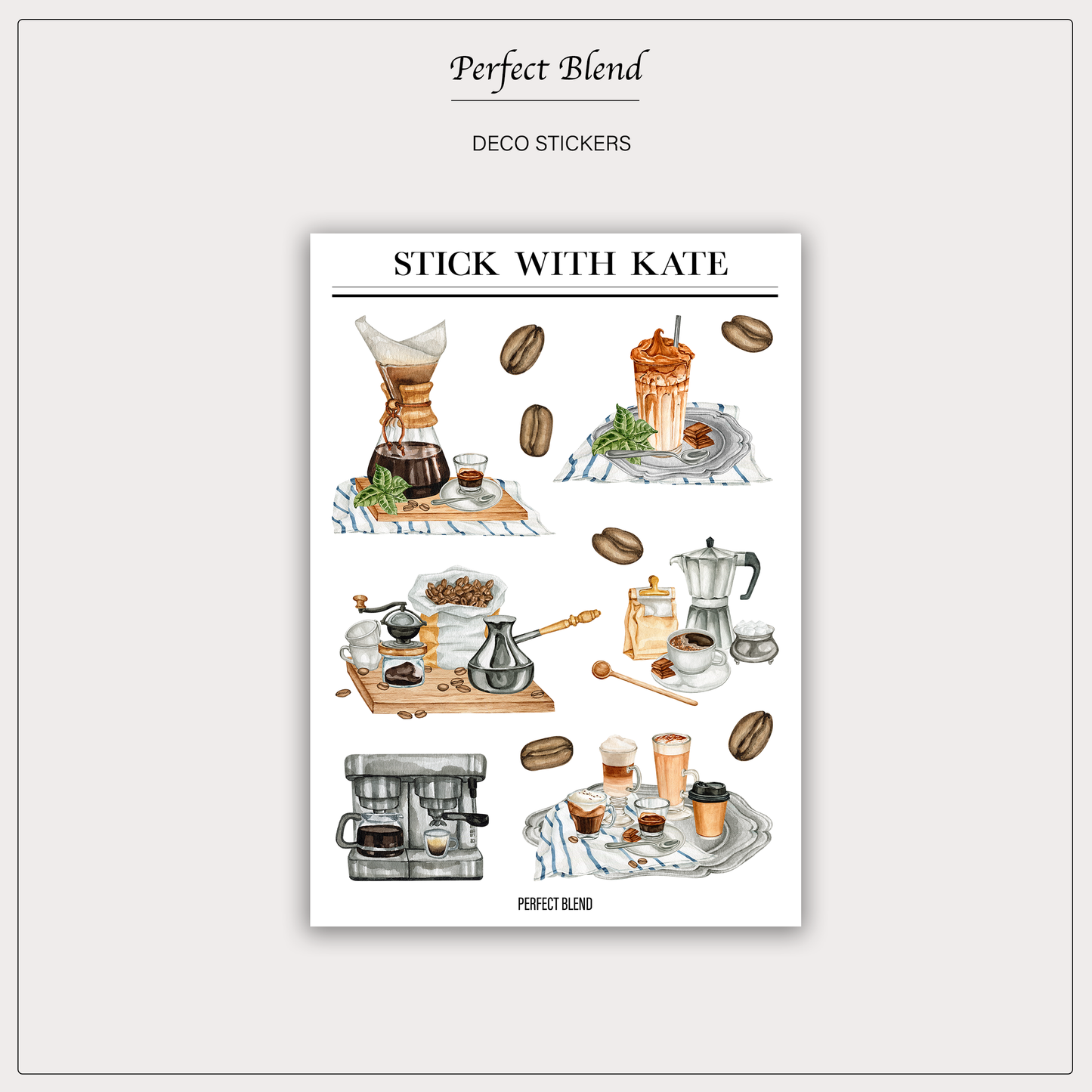 Perfect Blend | Deco Sticker Sheet