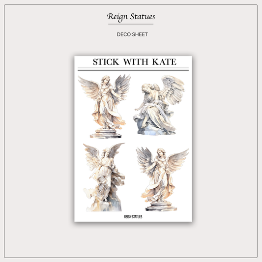 Reign Statues | Deco Sticker Sheet