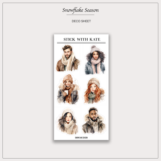 Snowflake Season | Winter Stickers