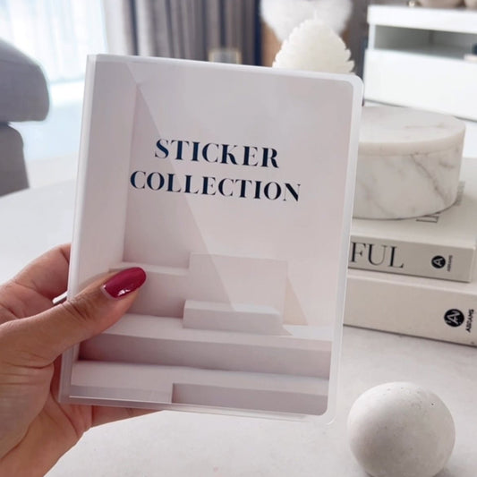 Sticker Collection Album - 40 Sleeve Organizer for 80+ Sticker Sheets