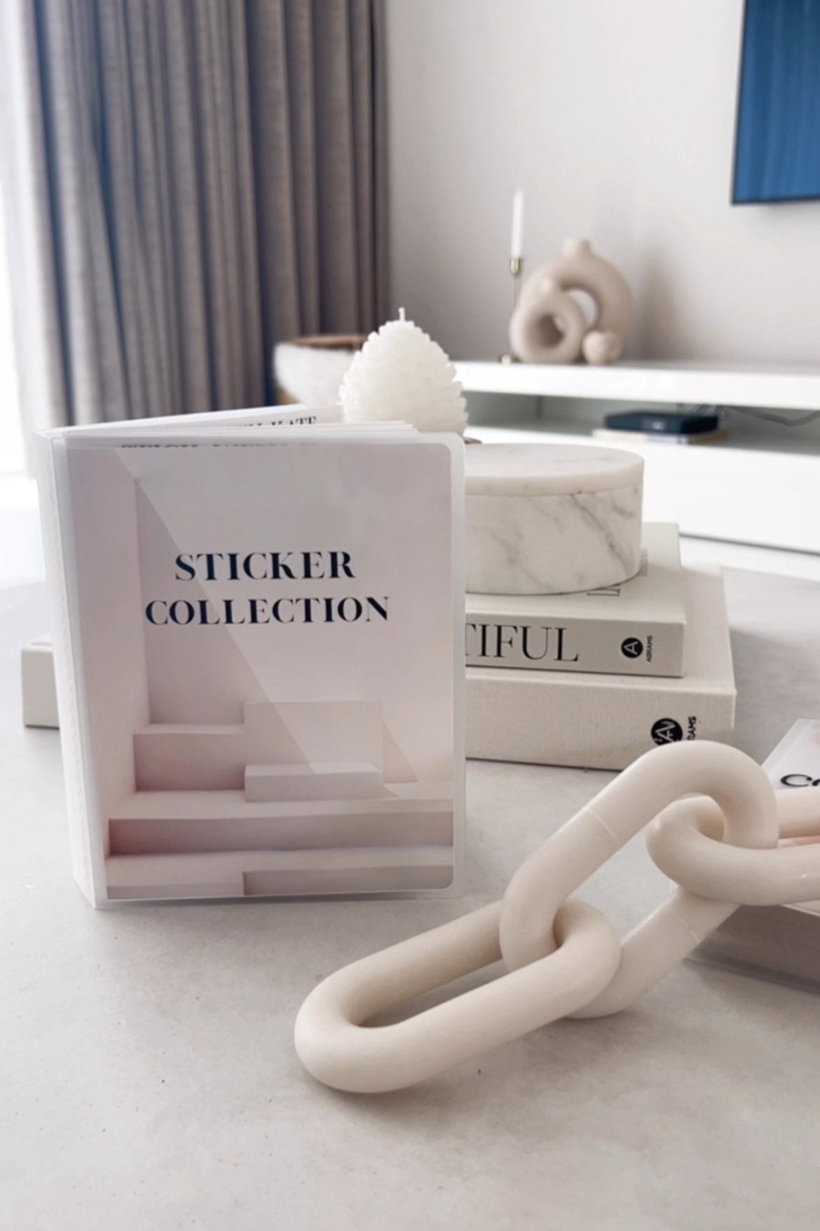 Sticker Collection Album - 40 Sleeve Organizer for 80+ Sticker Sheets