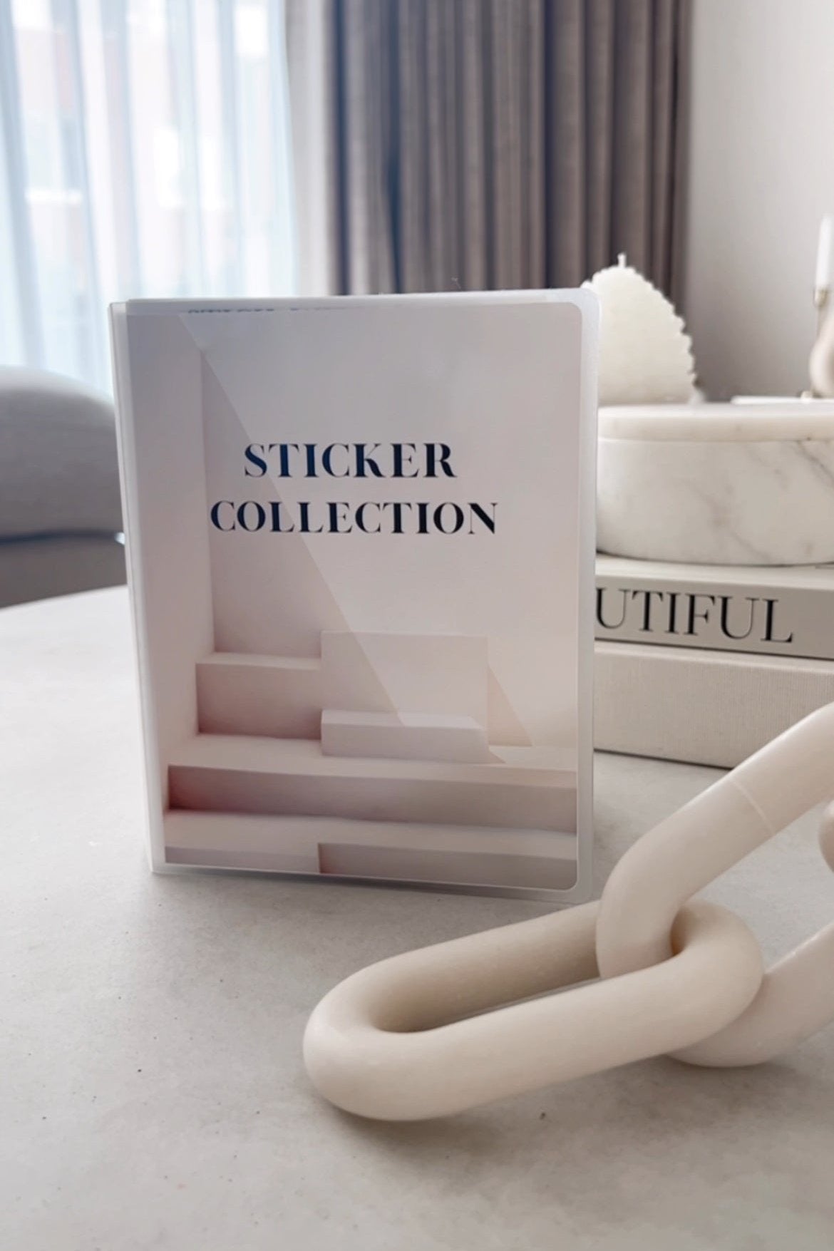 Sticker Collection Album - 40 Sleeve Organizer for 80+ Sticker Sheets