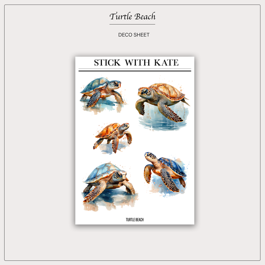 Turtle Beach Sticker Sheet