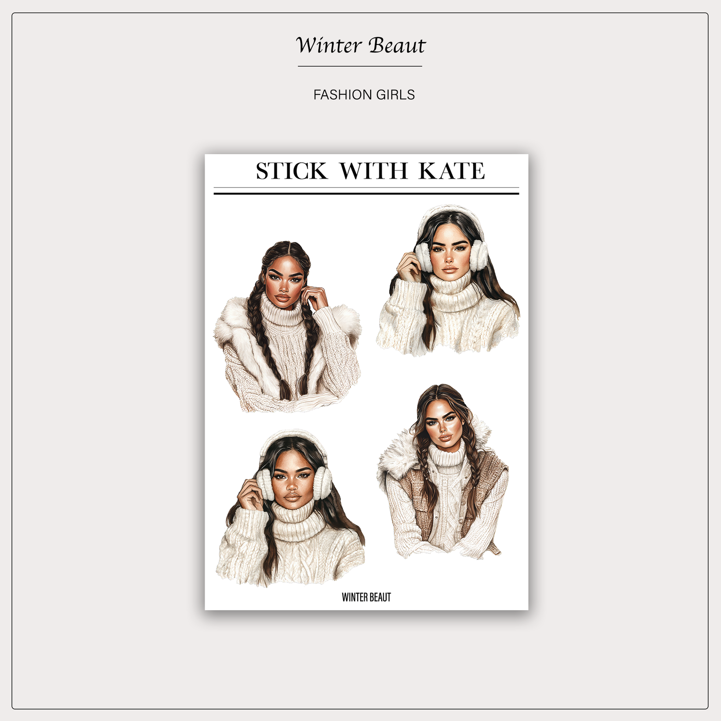 Winter Beaut | Winter Girls Stickers
