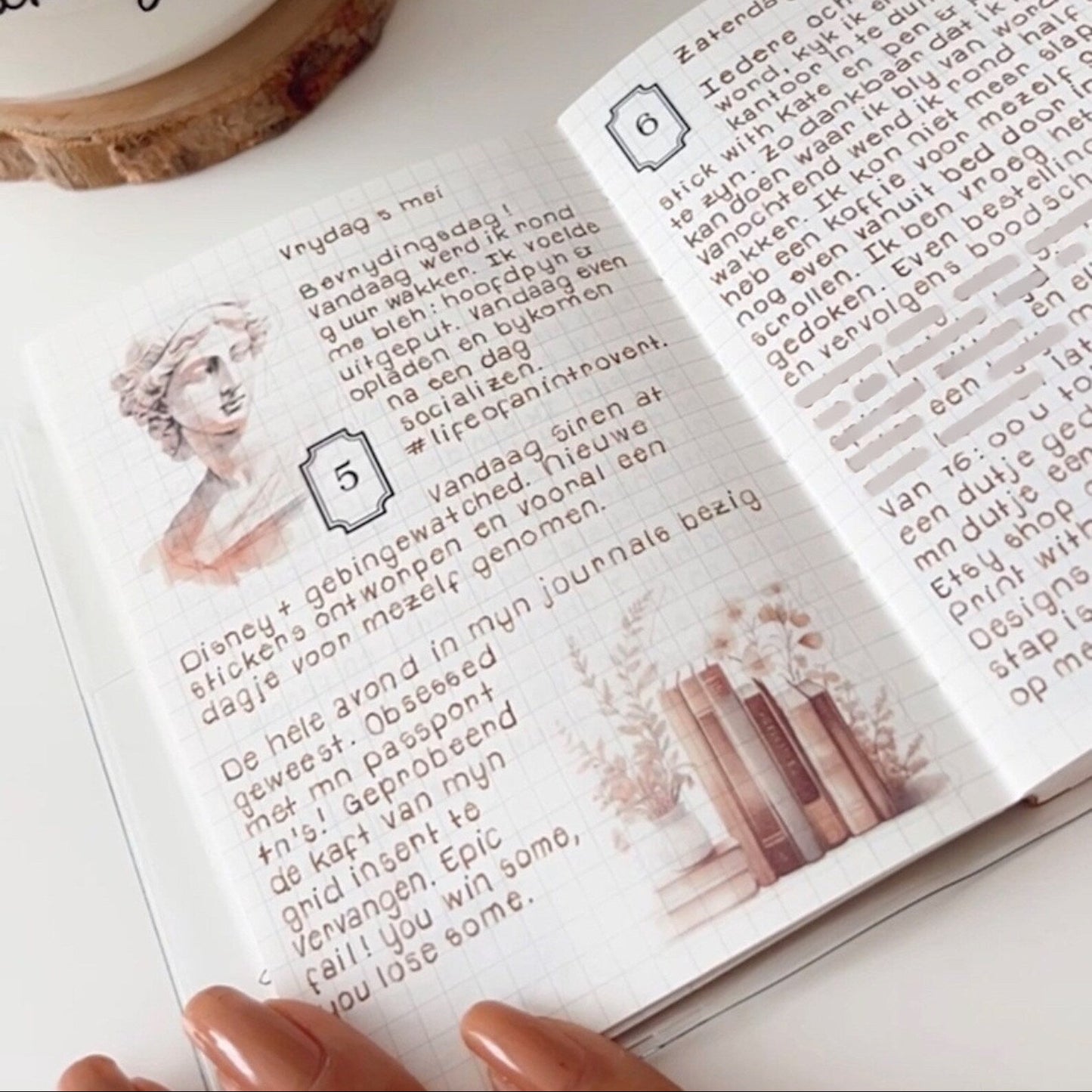 The Chronicle No. I – date frame stickers