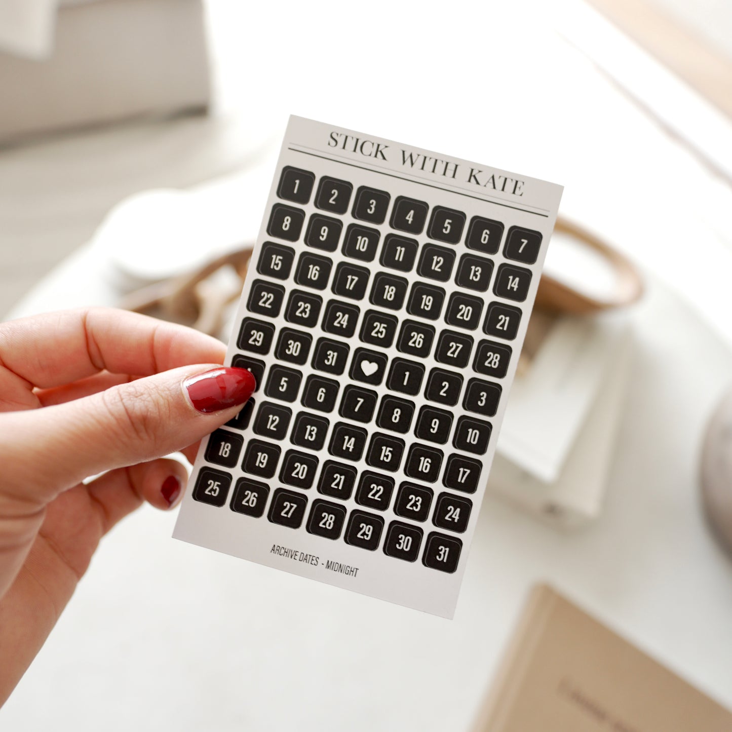 Archive Date Stickers - Functional Stickers