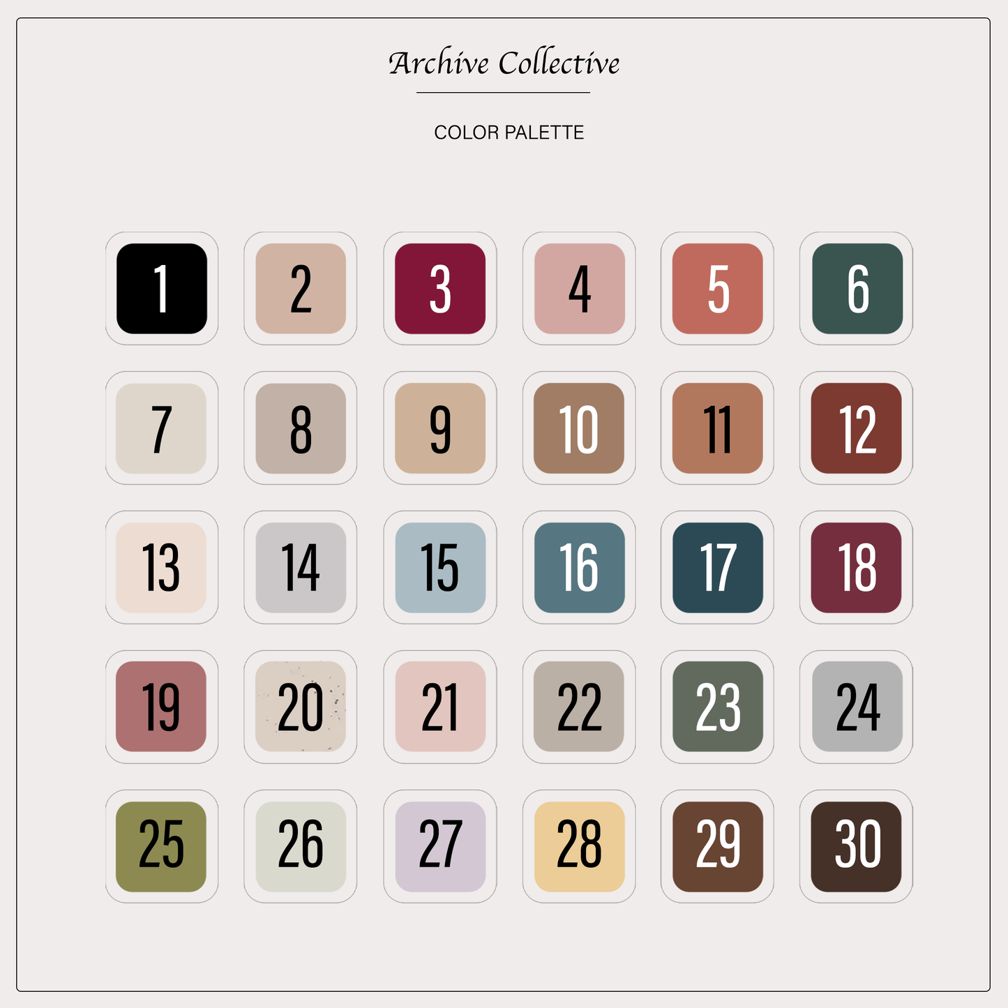 Archive Date Dots - Functional Stickers